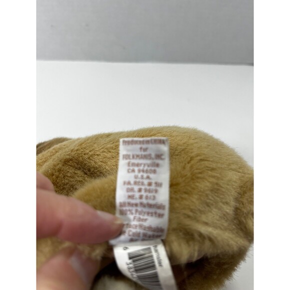 Folktail HAMSTER Plush 7” HAND PUPPET by Folkmanis Pretend Play & Story Time - Picture 7 of 7